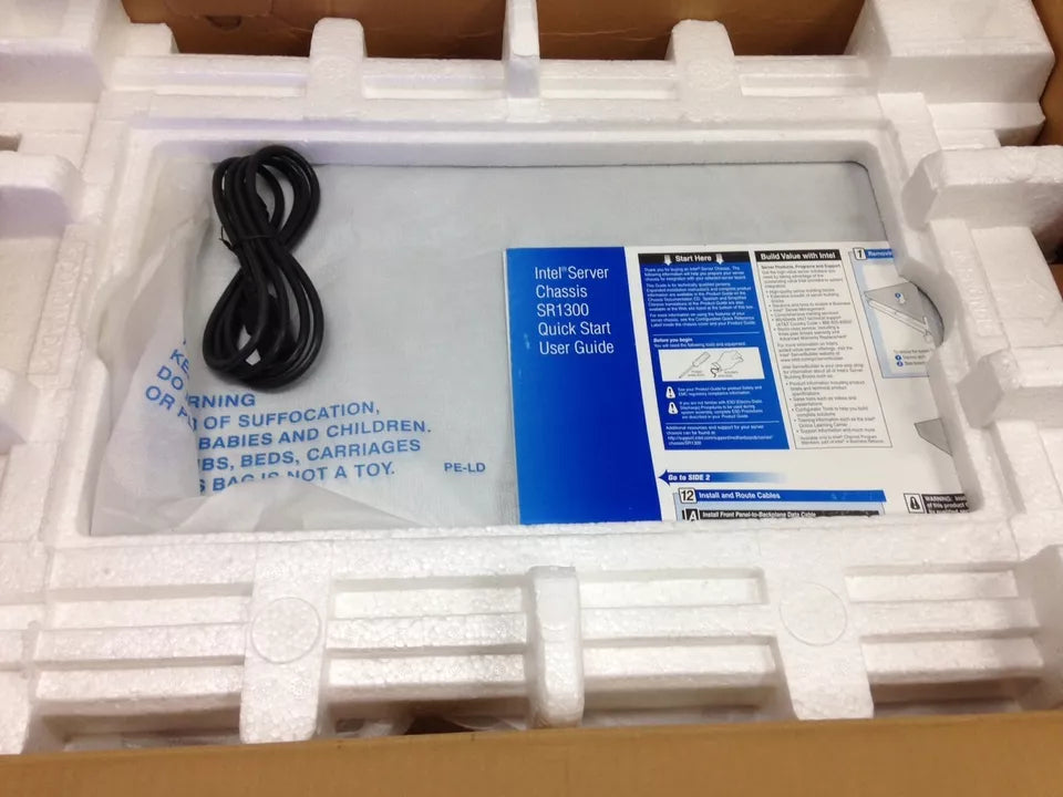 KCW, INTEL SR1300 1U Rackmount Server Chassis Case Includes Delta DPS-350PB Power Supply