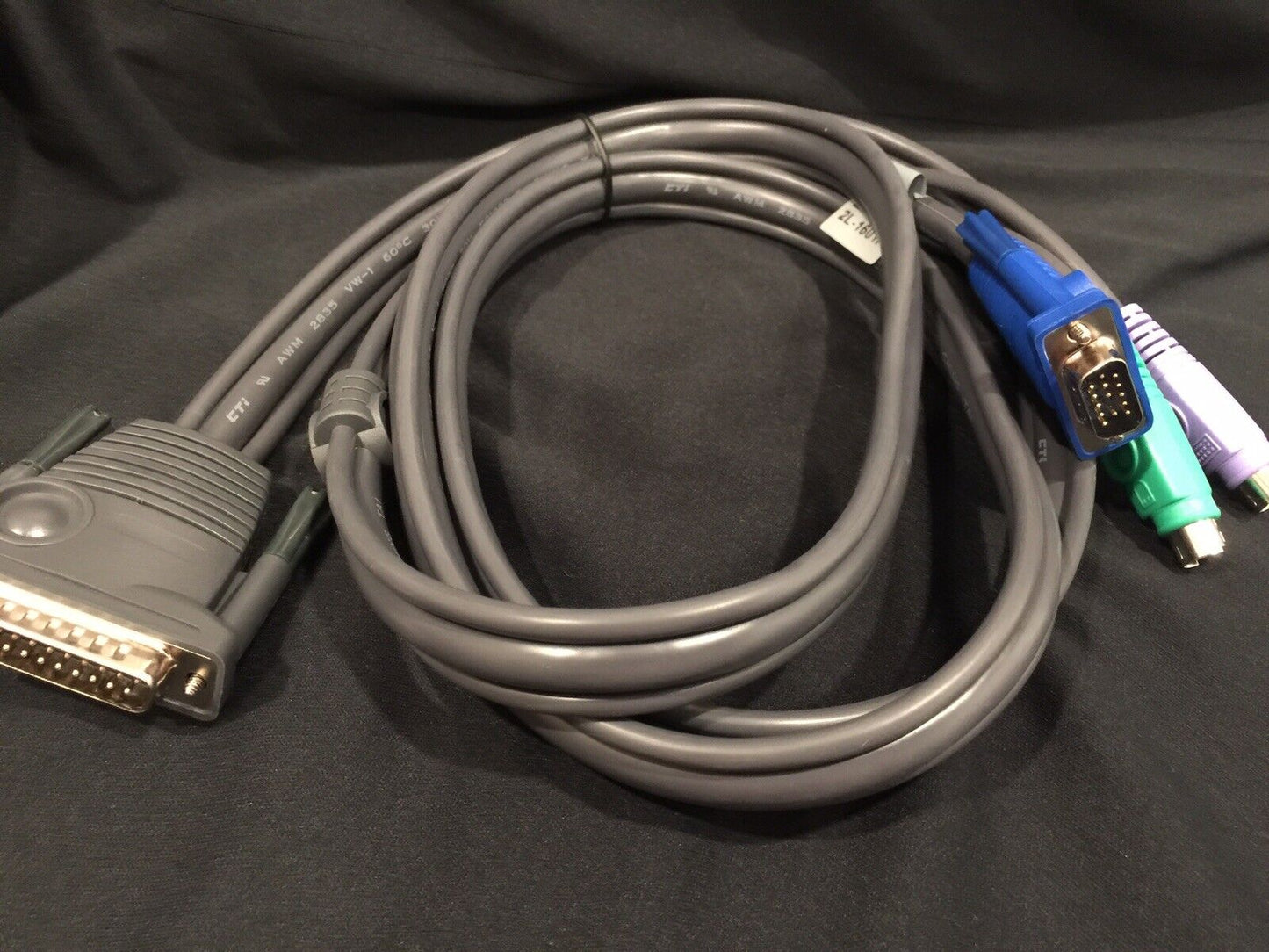 2L-1601P, ATEN PS2 6 / 1.8M Computer To Master View KVM Switch CS-128 Cable New