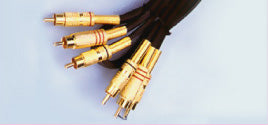 3RCAMMP, 6' 3x RCA MALE TO 3x RCA MALE HIGH QUALITY PREMIUM CONNECTOR AUDIO / RADIO / STEREO CABLE