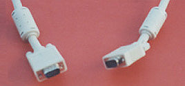 6FT HEAVY DUTY RGB COAX HI RESOLUTION SUPER VGA MONITOR CABLE 6' MALE TO MALE