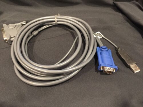 2L-5603UP ATEN USB 10 / 3M Computer To Master View KVM Switch CS-128A Cable New