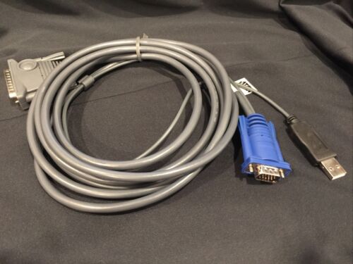 2L-5603UP ATEN USB 10 / 3M Computer To Master View KVM Switch CS-128A Cable New