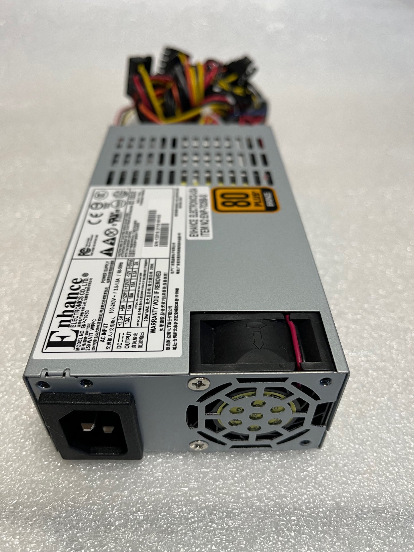 ENP7025B Flex ATX 1U Power Supply/ Front View