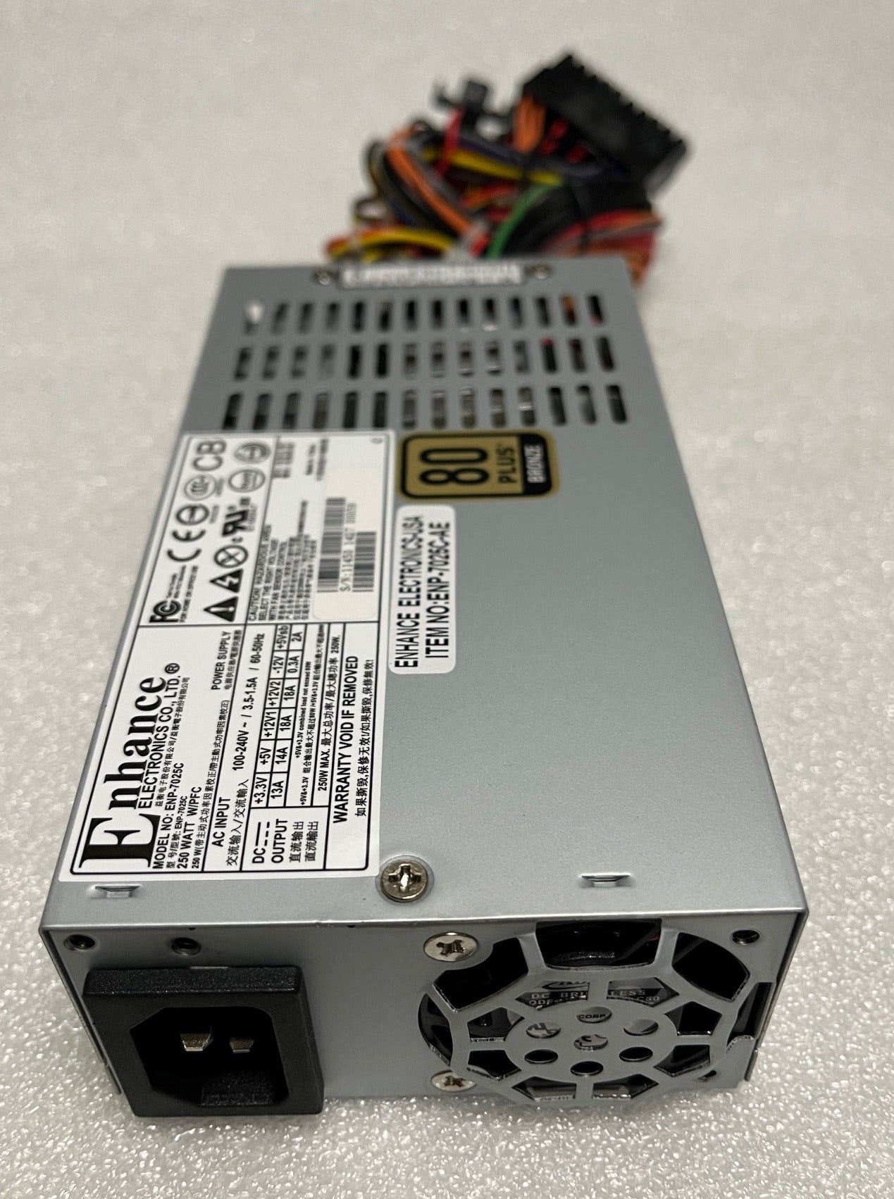 ENP-7025C-AE, Original Enhance Electronics ENP-7025C Merit-EC7536-01 250W Flex Power Supply