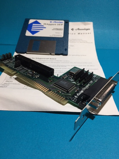 ISApport/10P, Acculogic 16-Bit ISA SCSI Controller, Brand New, Bulk Package with Manual and Disk