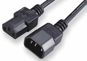 MONITOR/ POWER EXTENSION CORD/ CABLE 6"