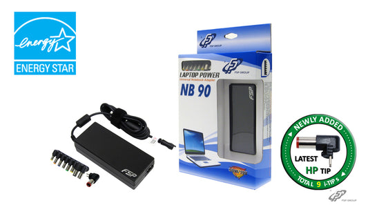 Original NB90, NB 90 CEC, P/N:PNA0900302, FSP090-1ADC21, FSP NB90 19V 90W AC / DC Universal Notebook Power Supply Adapter