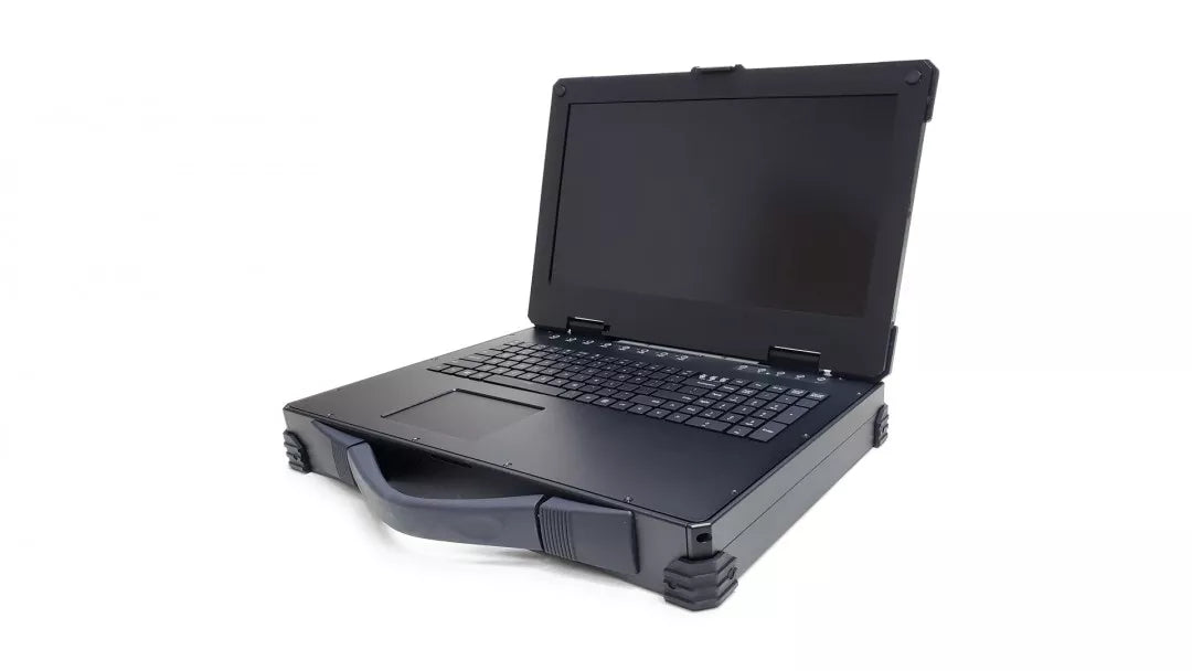 PMK, ACME Portable KVM Console Notebook style Remotely Control (Cat5) KVM system 17.3" LCD Monitor@ 1920x1080, Keyboard 8 Port KVM, VGA/DVI/DP (USB) Interface