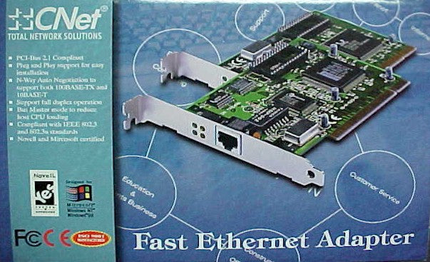 PRO120, CNET 10/100 PCI Ethernet Network Interface Card