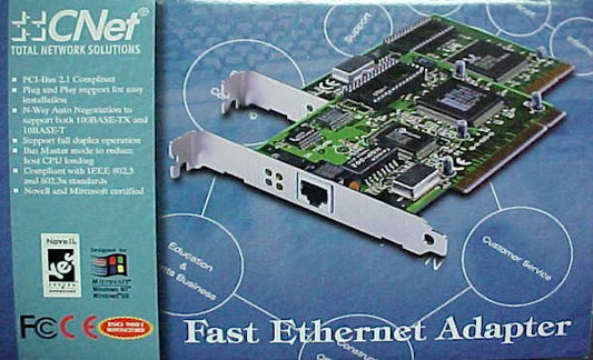 PRO120, CNET 10/100 PCI Ethernet Network Interface Card