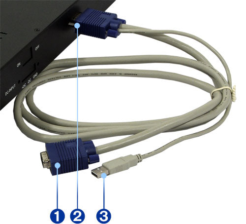 ACME Portable SMK920-17 back cable connection image
