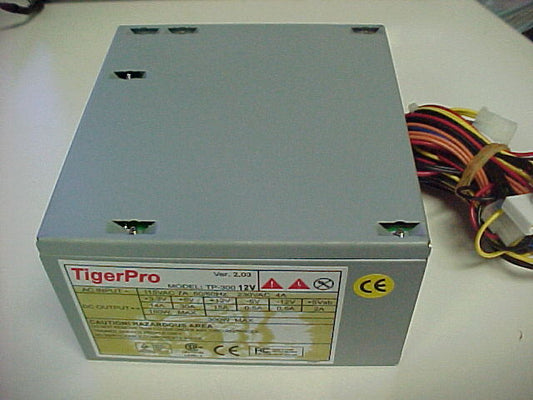 TigerPro TP-300 12V, Tiger Pro TP-300 12V 300W ATX PS2 Power Supply, P4 Ready
