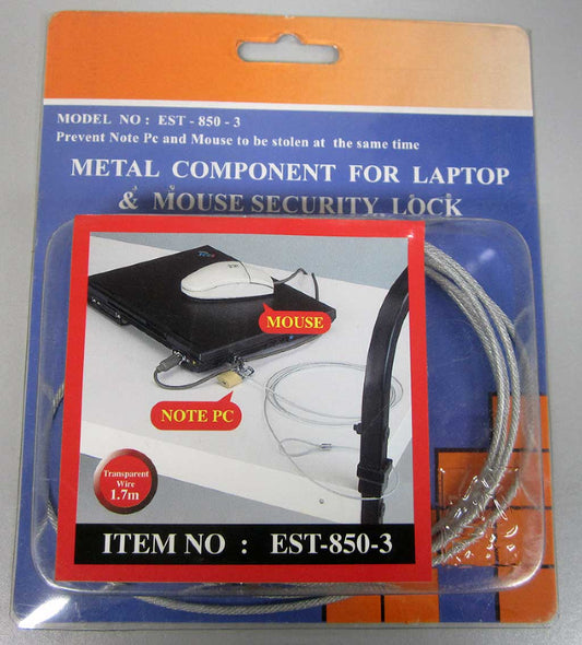 EST-850-3, Notebook / Laptop Security Cable Lock